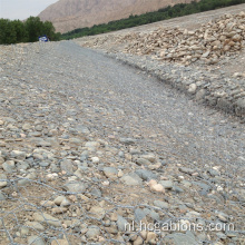 Zeshoekige gegalvaniseerde Gabion -matras voor overstromingscontrole